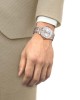 Tissot Chemin Des Tourelles Powermatic 80 T139.807.22.038.00 Αυτόματος Ανοξείδωτο ατσάλι Διμεταλλικό μπρασελέ Επιχρυσωμένη στεφάνη Ασημί χρώμα καντράν