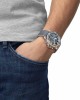 Tissot Seastar 1000 Chronograph T120.417.17.081.01 Quartz Ανοξείδωτο ατσάλι Γκρι συνθετικό λουρί Στεφάνη αλουμινίου Γκρι χρώμα καντράν Καταδυτικό