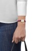Tissot Lovely Square T058.109.36.031.03 Quartz Ανοξείδωτο ατσάλι Δερμάτινο λουρί Λευκό χρώμα καντράν