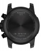 Tissot Supersport Chrono Basketball Edition T125.617.36.081.00 Quartz Ανοξείδωτο ατσάλι Μαύρο δερμάτινο λουρί Μαύρο χρώμα καντράν Στεφάνη αλουμινίου Ταχύμετρο