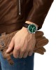 Tissot Chrono XL Classic T116.617.16.092.00 Ανοξείδωτο ατσάλι Καφέ δερμάτινο λουρί Πράσινο χρώμα καντράν