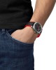 Tissot PR 100 Vuelta T150.417.11.051.01 Quartz Χρονογράφος Ανοξείδωτο ατσάλι Μπρασελέ Μαύρο χρώμα καντράν
