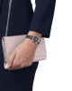 Tissot Desir T152.010.16.038.00 Quartz Ανοξείδωτο ατσάλι Μαύρο δερμάτινο λουρί Μαύρο χρώμα καντράν