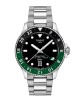 Tissot Seastar 1000 T120.852.11.051.00 Quartz GMT Ανοξείδωτο ατσάλι Μπρασελέ Μαύρο χρώμα καντράν Καταδυτικό