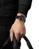 Tissot Seastar 1000 T120.852.17.051.00 Quartz GMT Ανοξείδωτο ατσάλι Μαύρο καουτσούκ λουρί Μαύρο χρώμα καντράν Καταδυτικό