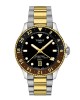 Tissot Seastar 1000 T120.852.22.051.00 Quartz GMT Ανοξείδωτο ατσάλι Μπρασελέ Μαύρο χρώμα καντράν Καταδυτικό
