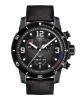 Tissot Supersport NBA Special Edition T125.617.37.067.00 Quartz Ανοξείδωτο ατσάλι Μαύρο δερμάτινο λουρί Μαύρο χρώμα καντράν Στεφάνη αλουμινίου Ταχύμετρο