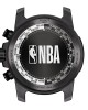 Tissot Supersport NBA Special Edition T125.617.37.067.00 Quartz Ανοξείδωτο ατσάλι Μαύρο δερμάτινο λουρί Μαύρο χρώμα καντράν Στεφάνη αλουμινίου Ταχύμετρο