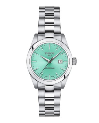 Tissot T-My Lady Automatic T132.007.11.091.00 Ανοξείδωτο ατσάλι Μπρασελέ Πράσινο χρώμα καντράν