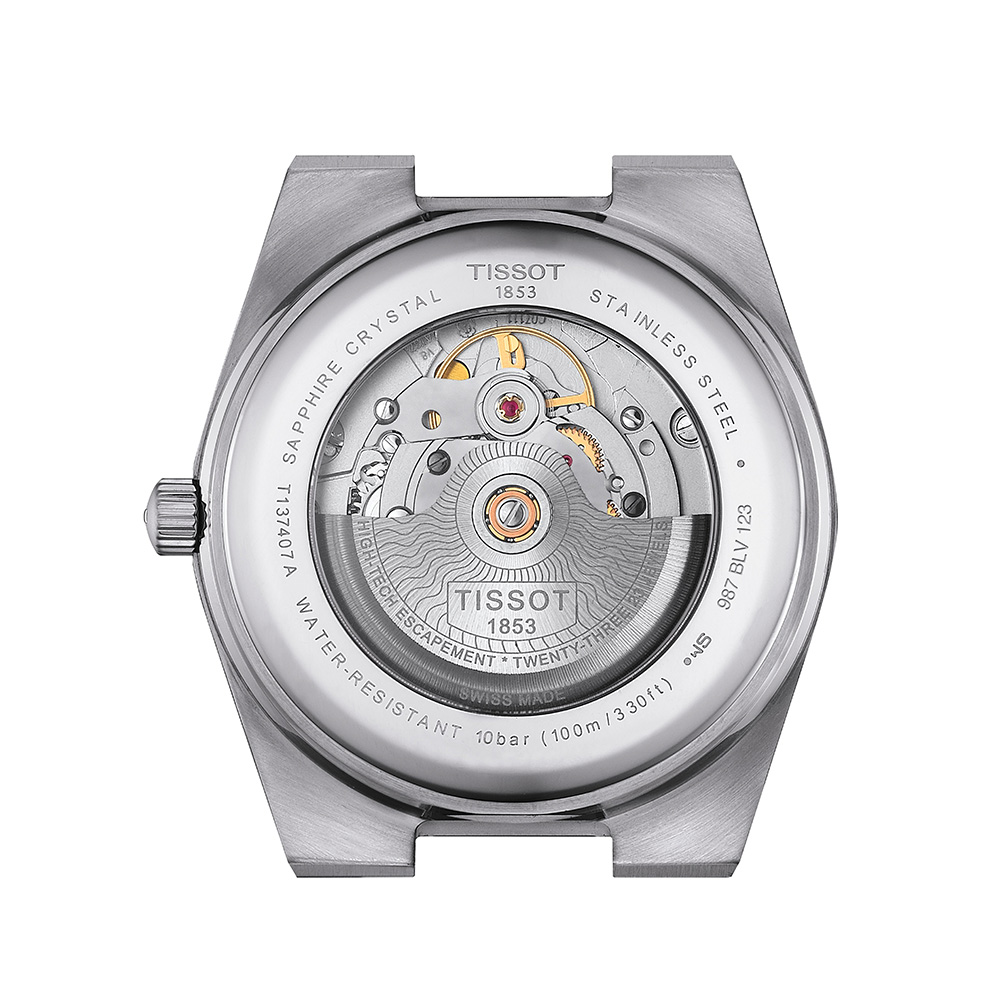 Tissot Prx Powermatic 80 40MM Gradient T137.407.11.051.01 Ανοξείδωτο ατσάλι Μπρασελέ Μπλε χρώμα καντράν