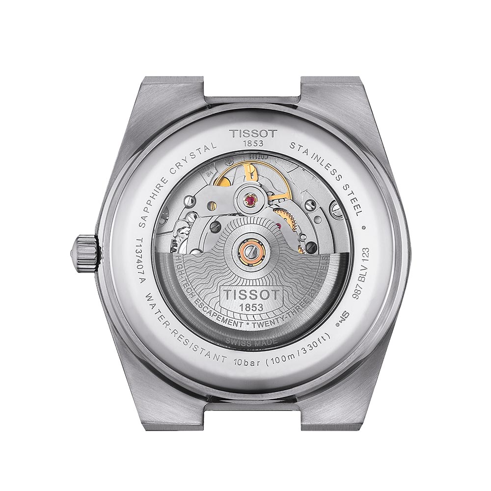 Tissot Prx Powermatic 80 40MM T137.407.11.091.01 Ανοξείδωτο ατσάλι Μπρασελέ Πράσινο χρώμα καντράν