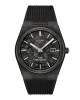 Tissot Prx Powermatic 80 40mm Carbon T137.907.97.201.00 Ιονισμένο ανοξείδωτο ατσάλι Μαύρο καουτσούκ λουρί Μαύρο-γκρι χρώμα καντράν