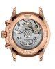 Tissot Chemin Des Tourelles Automatic Chronograph T139.462.36.298.00 Επιχρυσωμένο ανοξείδωτο ατσάλι Καφέ ανάγλυφο δερμάτινο λουρί καφέ χρώμα καντράν