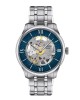 Tissot Chemin Des Tourelles Squelette T139.836.11.048.00 Αυτόματο Ανοξείδωτο ατσάλι Μπρασελέ Μπλε χρώμα καντράν