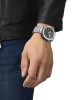 Tissot T-Race Chronograph T141.417.11.051.01 Quartz Χρονογράφος Ανοξείδωτο ατσάλι Μπρασελέ Μαύρο χρώμα καντράν