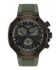 Tissot T-Race Quartz Chronograph T141.417.37.061.02 Ιονισμένο ανοξείδωτο ατσάλι Πράσινο καουτσούκ λουρί Σκούρο γκρι χρώμα καντράν