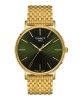 Tissot Everytime 40MM T143.410.33.091.00 Quartz Επιχρυσωμένο ανοξείδωτο ατσάλι Μπρασελέ millanese Πράσινο χρώμα καντράν