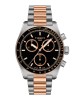 Tissot PR516 Chronograph T149.417.22.051.01 Quartz Χρονογράφος Ανοξείδωτο ατσάλι Διμεταλλικό μπρασελέ Μαύρο χρώμα καντράν