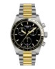 Tissot PR516 Chronograph T149.417.22.051.00 Quartz Χρονογράφος Ανοξείδωτο ατσάλι Διμεταλλικό μπρασελέ Μαύρο χρώμα καντράν