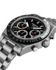 Tissot PR516 Mechanical Chronograph T149.459.21.051.00 Μηχανικό Ανοξείδωτο ατσάλι Μπρασελέ Μαύρο χρώμα καντράν