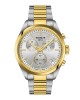 Tissot PR 100 Chronograph T150.417.22.031.00 Quartz Χρονογράφος Ανοξείδωτο ατσάλι Διμεταλίκό μπρασελέ Ασημί χρώμα καντράν