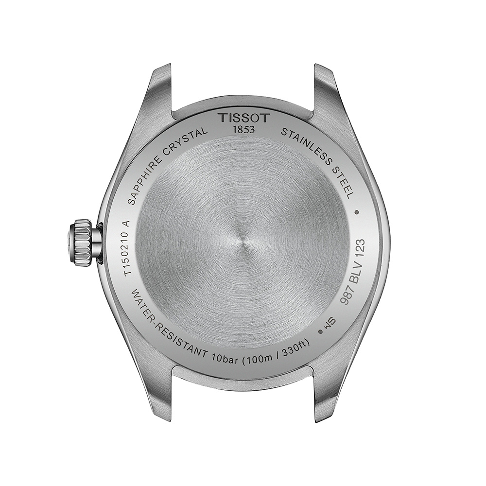 Τissot PR 100 T150.210.11.116.00 Quartz Ανοξείδωτο ατσάλι Μπρασελέ Φιλντίσι καντράν Διαμάντια