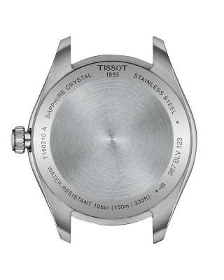 Τissot PR 100 T150.210.11.116.00 Quartz Ανοξείδωτο ατσάλι Μπρασελέ Φιλντίσι καντράν Διαμάντια