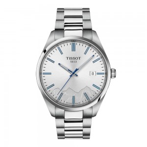 Tissot PR 100 Jungfraubahn 40mm T150.410.11.031.00 Quartz Ανοξείδωτο ατσάλι Μπρασελέ Ασημί χρώμα καντράν