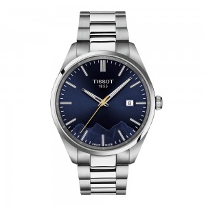 Tissot PR 100 Jungfraubahn 40mm T150.410.11.041.02 Quartz Ανοξείδωτο ατσάλι Μπρασελέ Μπλε χρώμα καντράν