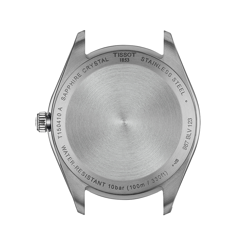 Tissot PR 100 40mm T150.410.11.081.00 Quartz Ανοξείδωτο ατσάλι Μπρασελέ Γκρι χρώμα καντράν