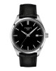Tissot PR 100 40MM T150.410.16.051.00 Quartz Ανοξείδωτο ατσάλι Μαύρο δερμάτινο λουρί Μαύρο χρώμα καντράν