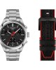 Tissot PR 100 Vuelta T150.417.11.051.01 Quartz Χρονογράφος Ανοξείδωτο ατσάλι Μπρασελέ Μαύρο χρώμα καντράν