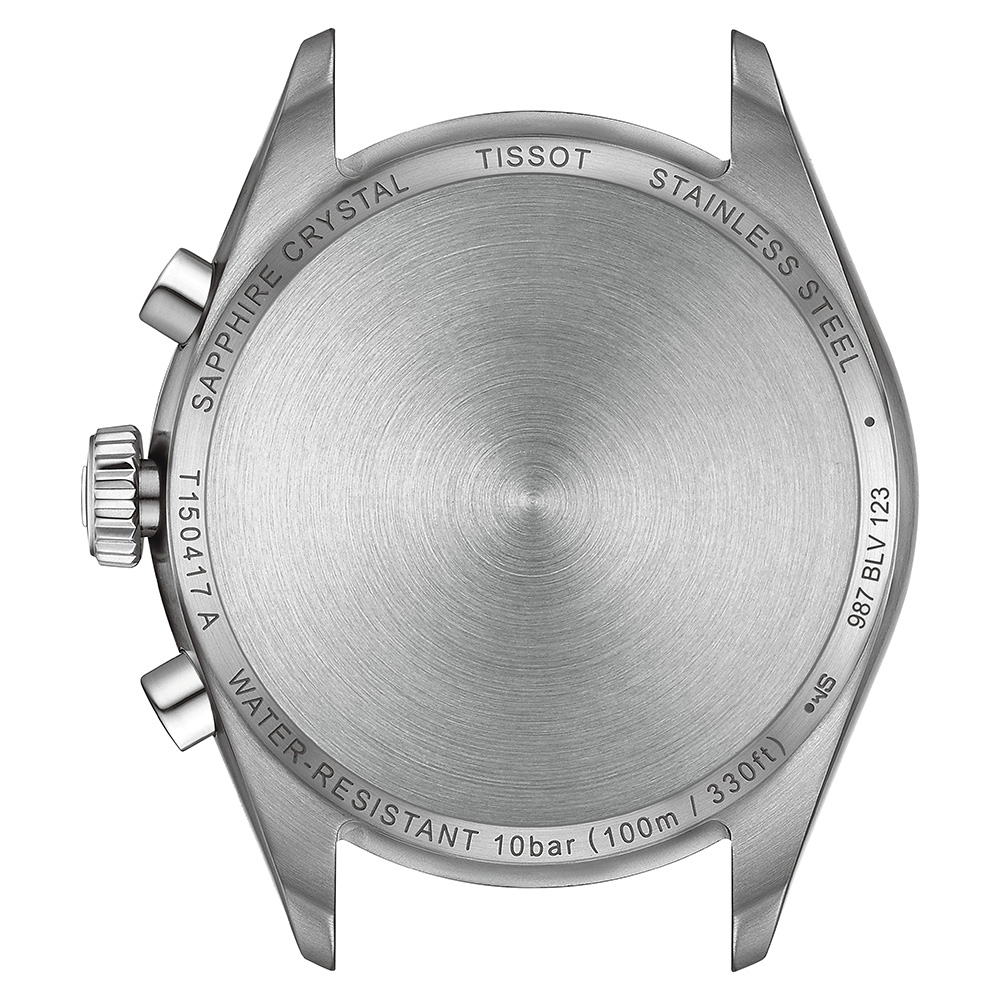 Tissot PR 100 Chronograph T150.417.11.091.00 Quartz Χρονογράφος Ανοξείδωτο ατσάλι Μπρασελέ Πράσινο χρώμα καντράν