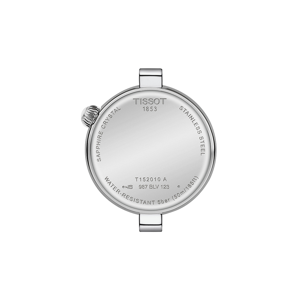 Tissot Desir T152.010.11.116.00 Quartz Ανοξείδωτο ατσάλι Μπρασελέ Λευκό φίνλτισι χρώμα καντράν Διαμάντια