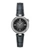 Tissot Desir T152.010.16.038.00 Quartz Ανοξείδωτο ατσάλι Μαύρο δερμάτινο λουρί Μαύρο χρώμα καντράν