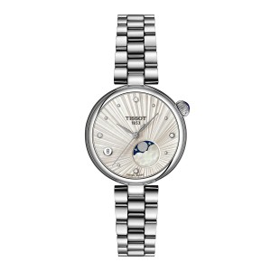 Tissot Desir 29.6.mm T152.223.11.036.00 Quartz Ανοξείδωτο ατσάλι Μπρασελέ Ασημί χρώμα καντράν Διαμάντια