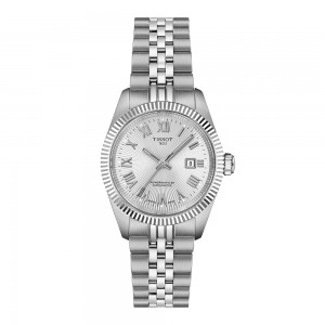 Tissot Ballade 30MM T156.208.11.033.00 Αυτόματο Ανοξείδωτο ατσάλι Μπρασελέ Ασημί χρώμα καντράν