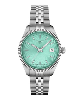 Tissot Ballade 34MM T156.210.11.091.00 Quartz Ανοξείδωτο ατσάλι Μπρασελέ Πράσινο χρώμα καντράν