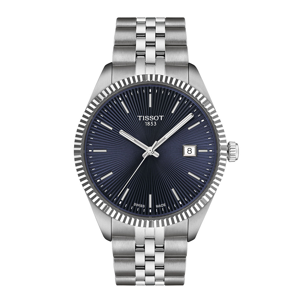 Tissot Ballade 40MM T156.410.11.041.00 Quartz Ανοξείδωτο ατσάλι Μπρασελέ Μπλε χρώμα καντράν