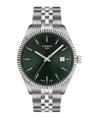Tissot Ballade 40MM T156.410.11.091.00 Quartz Ανοξείδωτο ατσάλι Μπρασελέ Πράσινο χρώμα καντράν