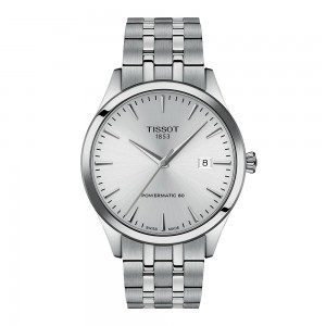 Tissot Classic Dream 40mm T158.407.11.031.00 Αυτόματο Ανοξείδωτο ατσάλι Μπρασελέ Ασημί χρώμα καντράν