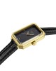 Tissot Srv 30MM T160.110.36.126.00 Quartz Ανοξείδωτο ατσάλι Μαύρο δερμάτινο Μαύρο Λευκό φίλντισι χρώμα καντράν Επιχρυσωμ΄ένη στεφάνη