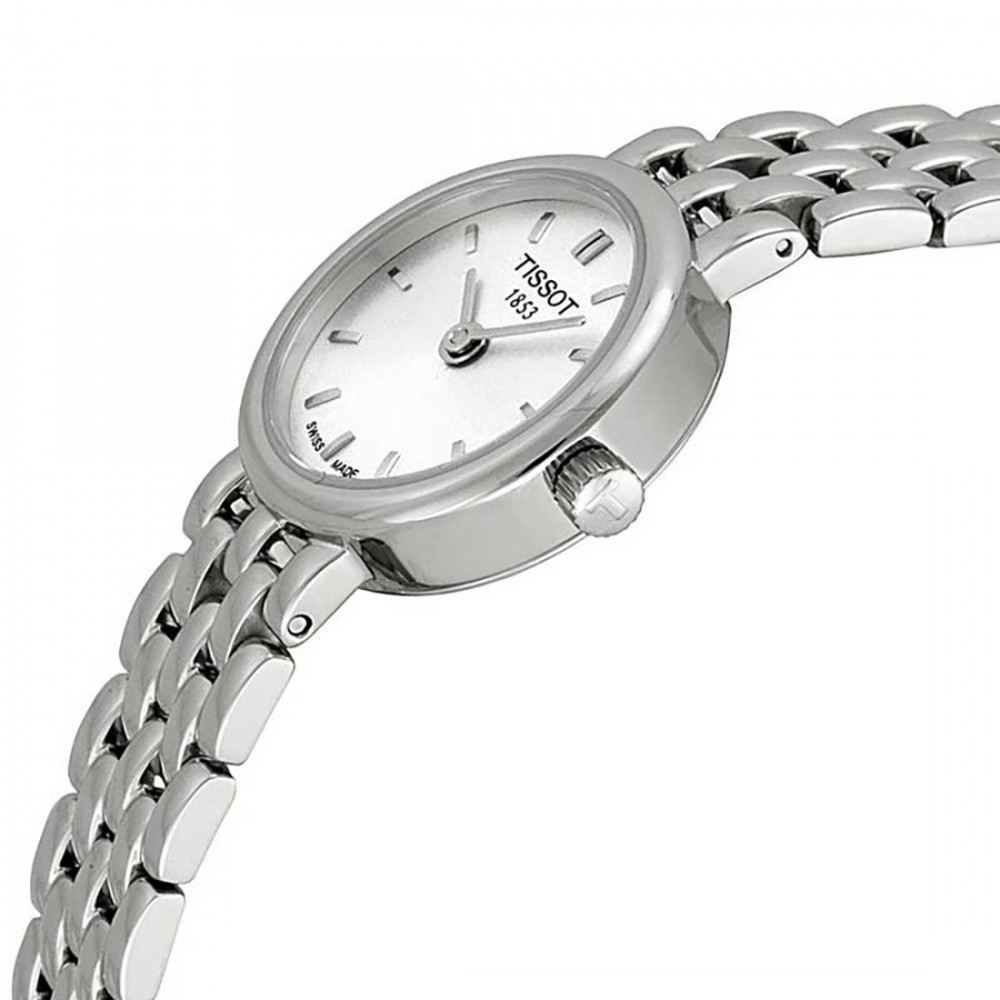 Tissot Lovely Round T058.009.11.031.00 Quartz Ανοξείδωτο ατσάλι Μπρασελέ Ασημί χρώμα καντράν