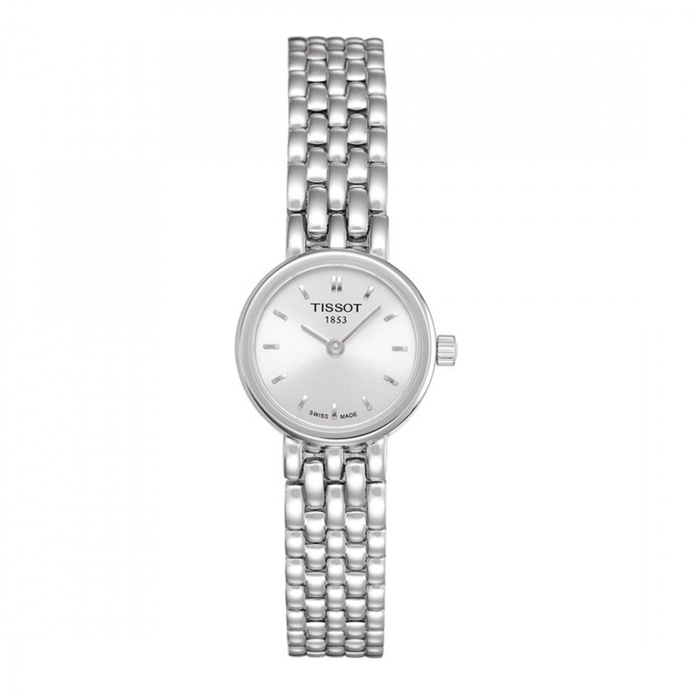 Tissot Lovely Round T058.009.11.031.00 Quartz Ανοξείδωτο ατσάλι Μπρασελέ Ασημί χρώμα καντράν