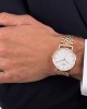 Tissot Everytime T109.410.33.031.00 Quartz Επιχρυσωμένο ανοξείδωτο ατσάλι Μπρασελέ millanese Λευκό χρώμα καντράν