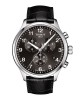 TISSOT Chrono XL Classic T116.617.16.057.00 Quartz Ανοξείδωτο ατσάλι Μαύρο δερμάτινο λουρί Μαύρο χρώμα καντράν