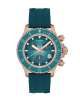 Tissot Seastar 1000 Chronograph 38mm T120.217.37.041.00 Quartz Ανοξείδωτο ατσάλι Τιρκουάζ καουτσούκ λουρί Τιρκουάζ χρώμα καντράν Καταδυτικό