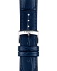 TISSOT Carson Premium T122.410.16.043.00 Ανοξείδωτο ατσάλι Δερμάτινο μπλε λουρί Λατινική αρίθμηση Μπλε χρώμα καντράν