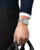 Tissot Carson Premium Gent Moonphase T122.423.11.033.00 Quartz Ανοξείδωτο ατσάλι Μπρασελέ Ασημί χρώμα καντράν Λατινική αρίθμιση