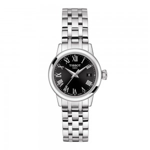 TISSOT Classic Dream Lady T129.210.11.053.00 Ανοξείδωτο ατσάλι Λατινική αρίθμηση Quartz Μαύρο Καντράν